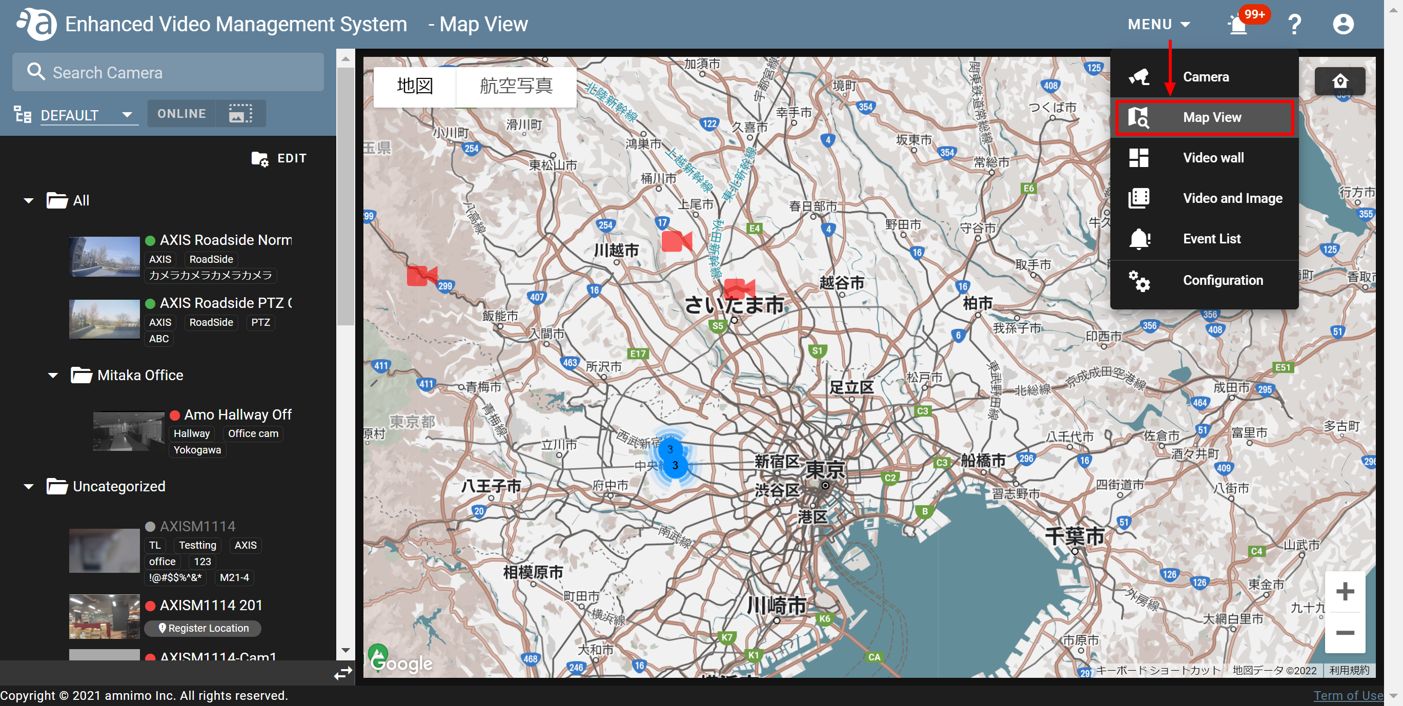 Mapa. View Map View