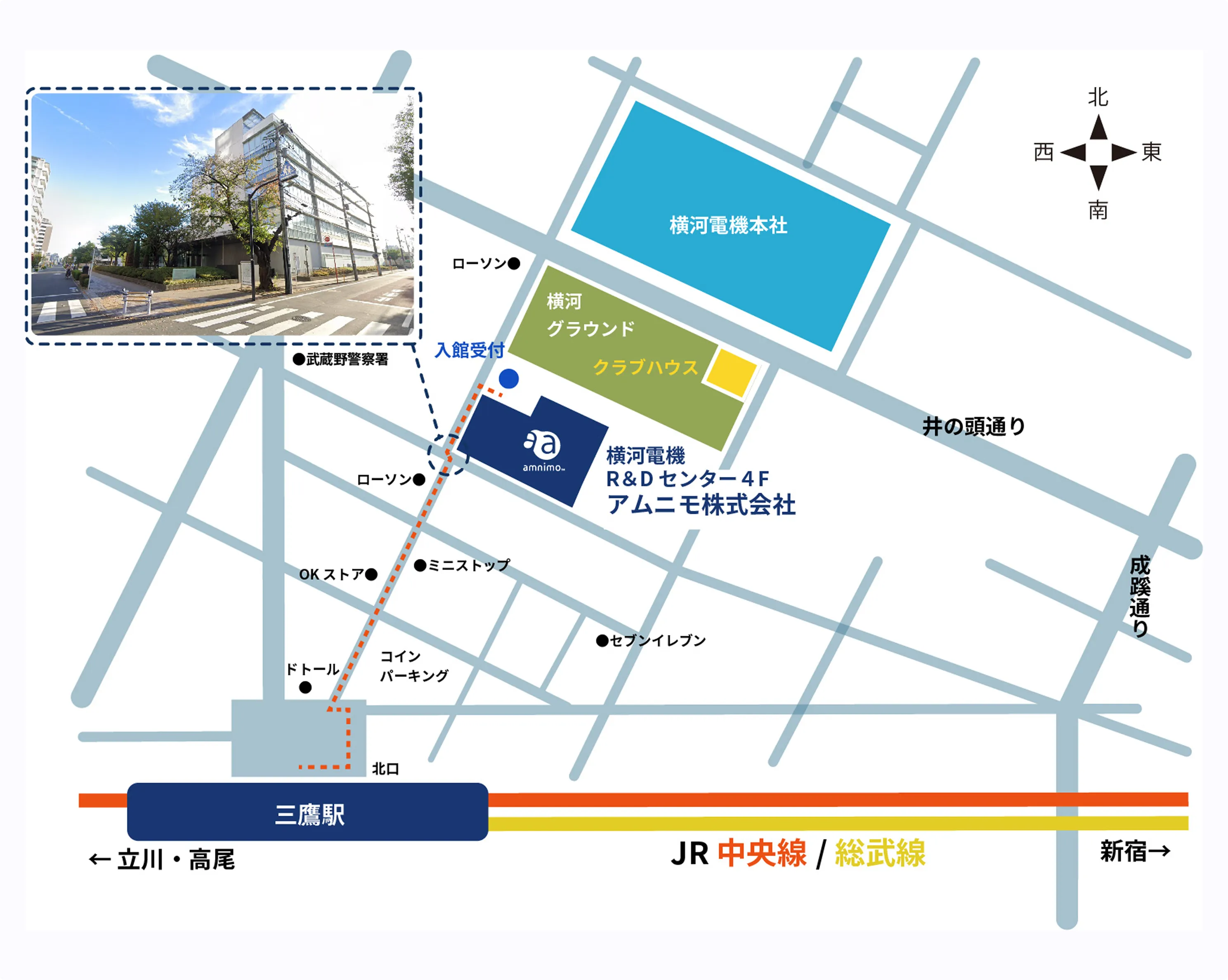 アムニモ株式会社の地図