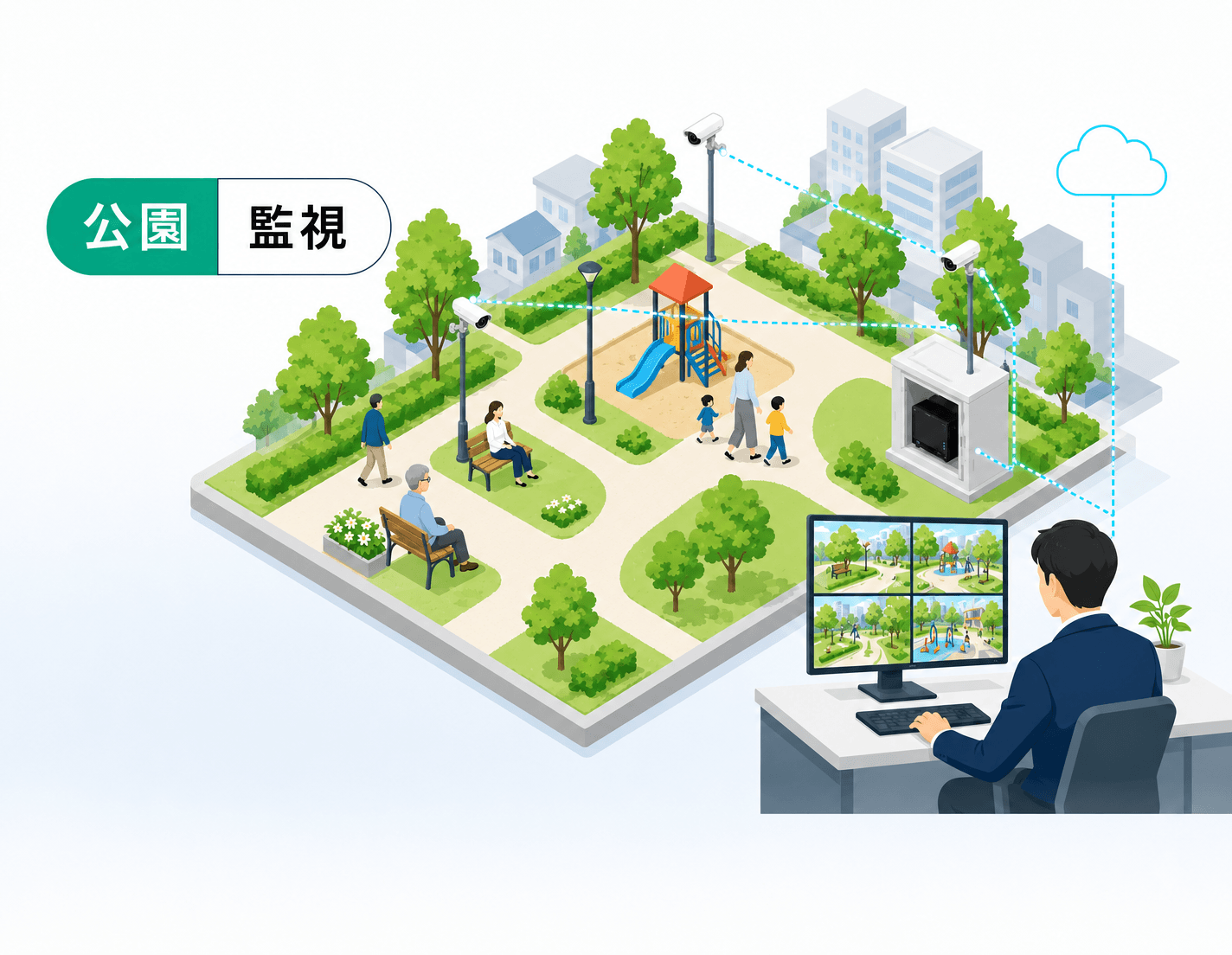 公園監視（豊島区）
